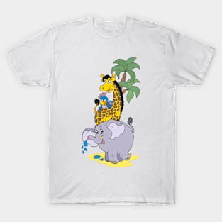 Animals cartoon T-Shirt